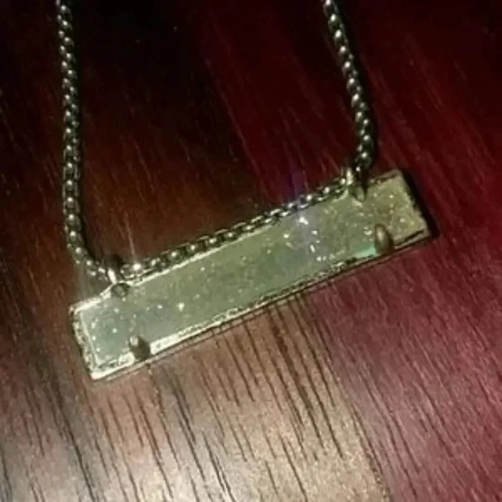 Kendra Scott Leonor Gold Bar Druzy Pendant Necklace - Picture 2 of 4